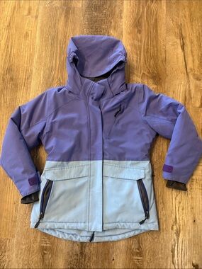 Kids winter jacket—purple